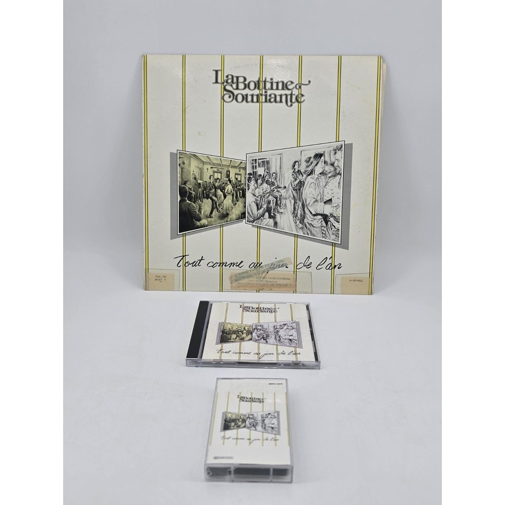 La Bottine Souriante Tout comme au jour de l'an CD LP Cassette Quebec Folk VG